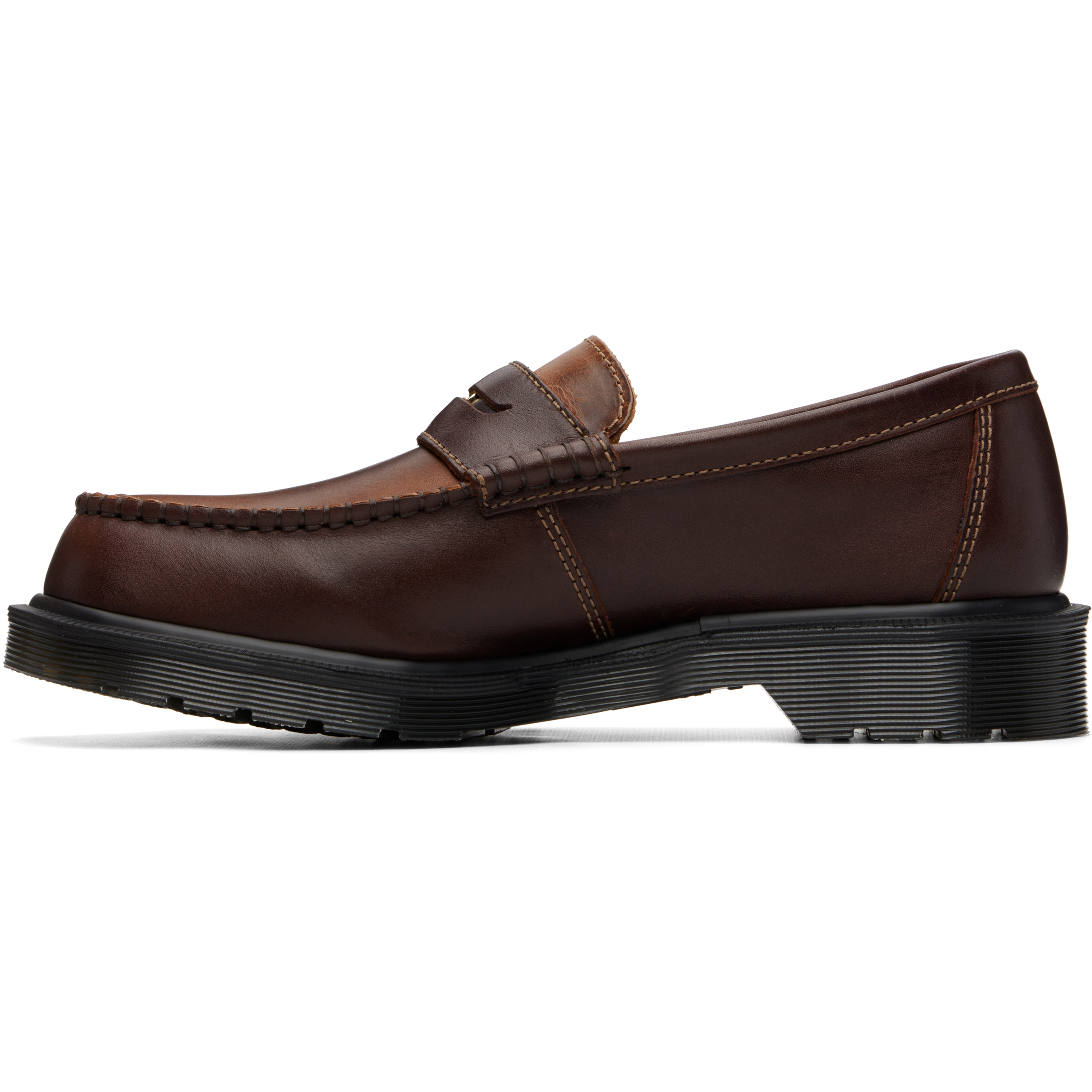 Brown Penton 'Made In England' Leather Loafers