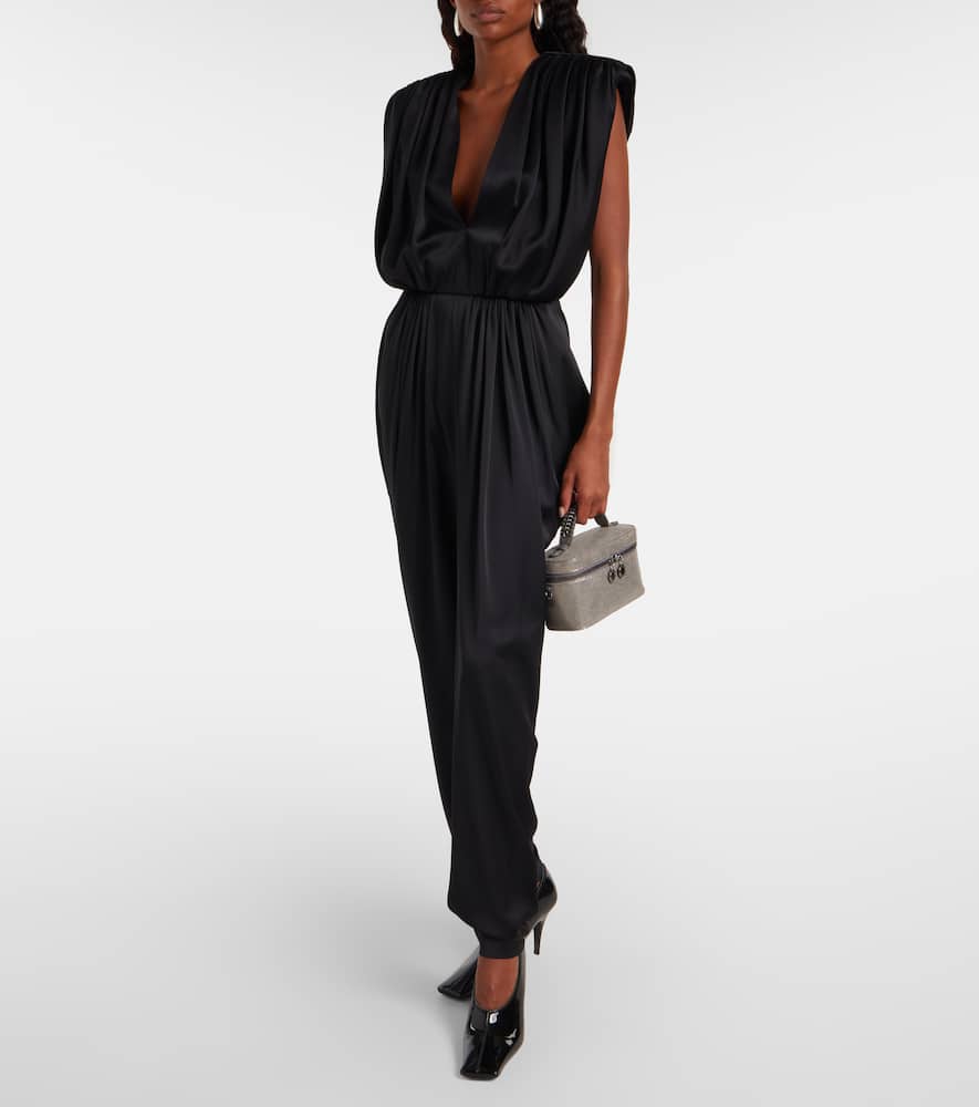 Draped jumpsuit