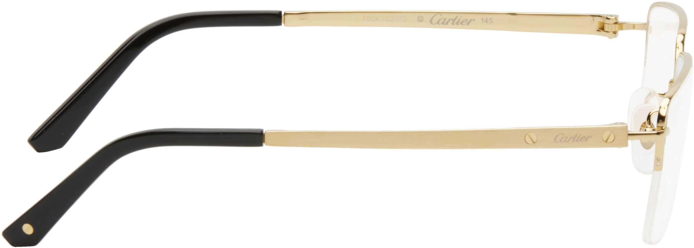 Cartier Gold 'Santos de Cartier' Glasses