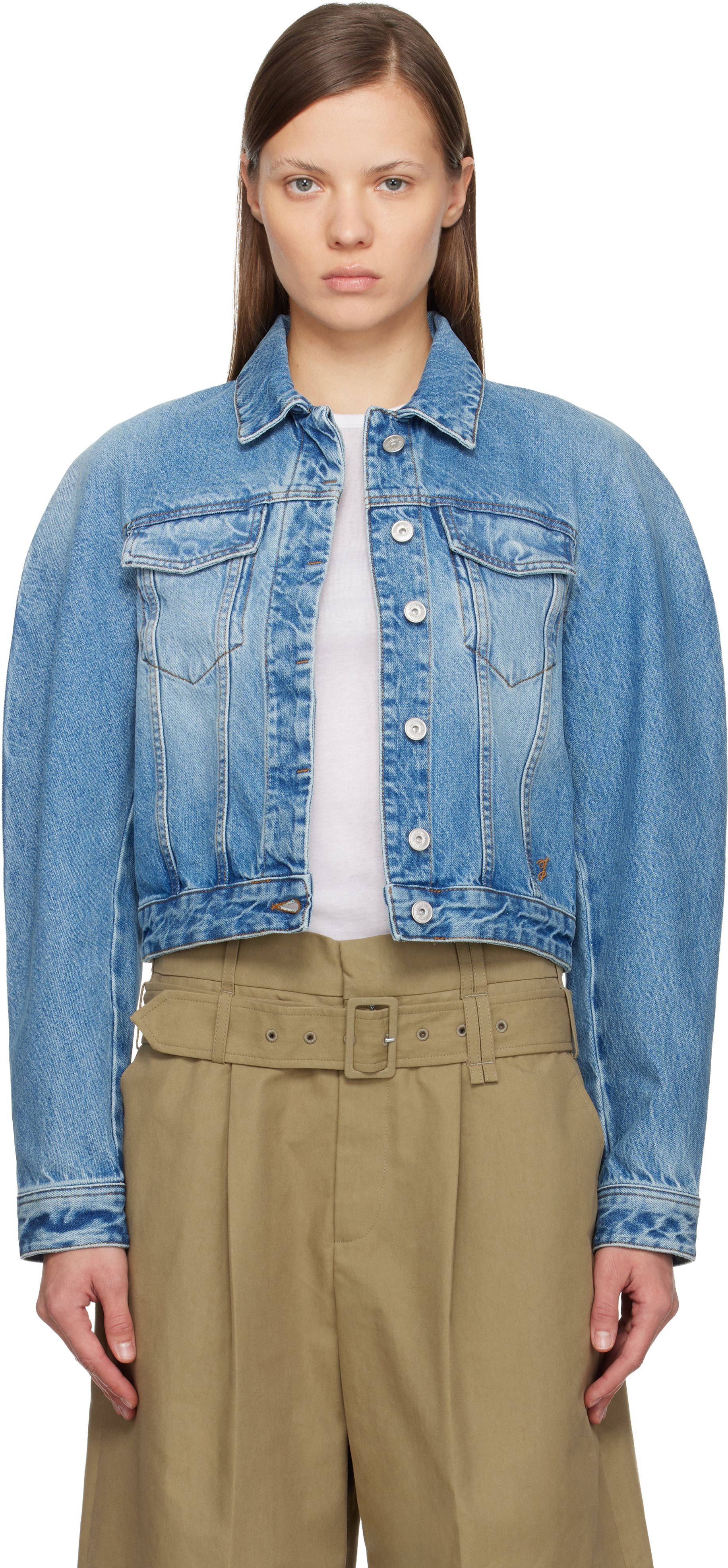 Blue 'The Ovalo de-Nîmes' Denim Jacket