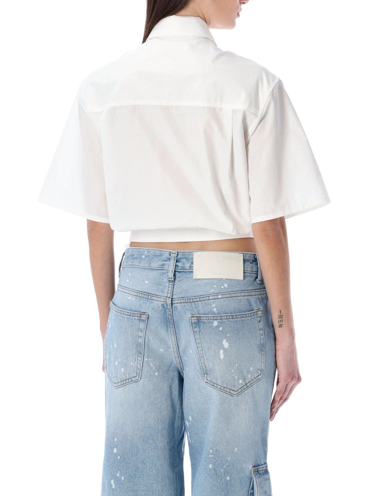 Toybox Poplin Cinched Ss Shirt