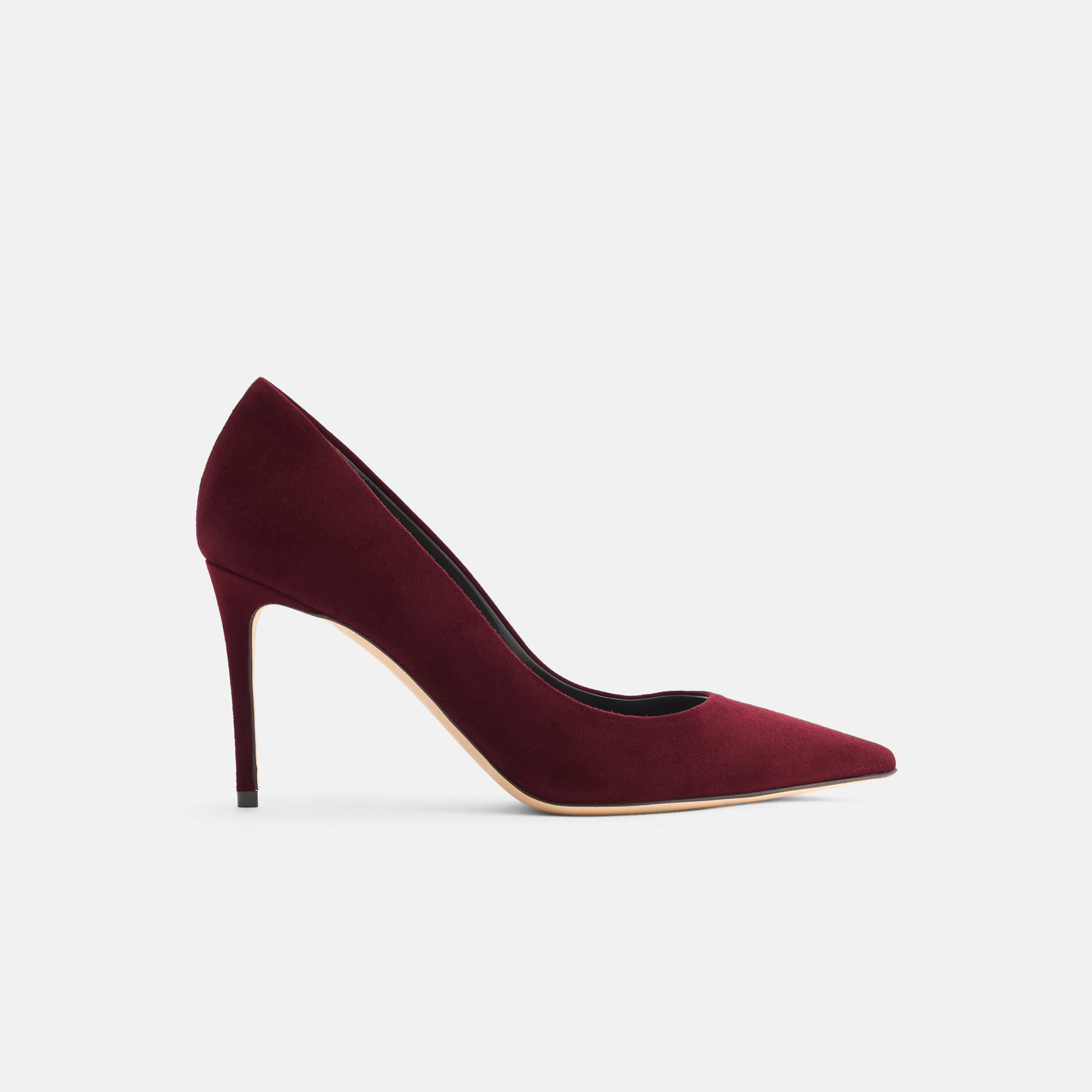 Gigi Burgundy Suede