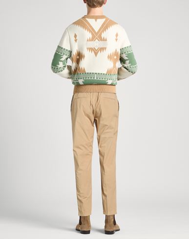 Man Pants Sand Size 33 Cotton, Elastane