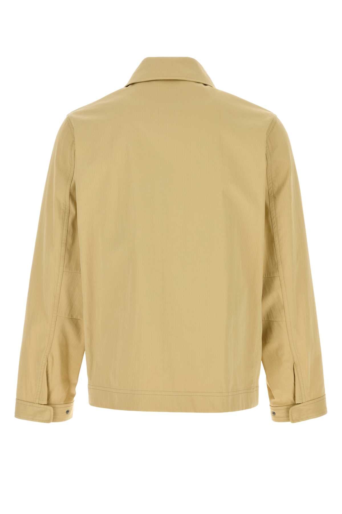 Palto' Beige Cotton Blend Dante Jacket