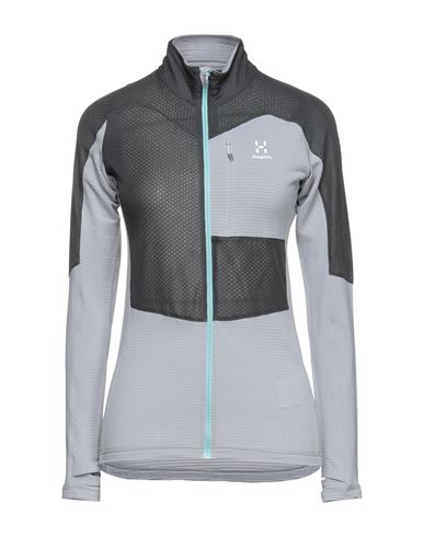 Haglöfs Woman Sweatshirt Light grey Size XXL Recycled polyester, Elastane, Polyester