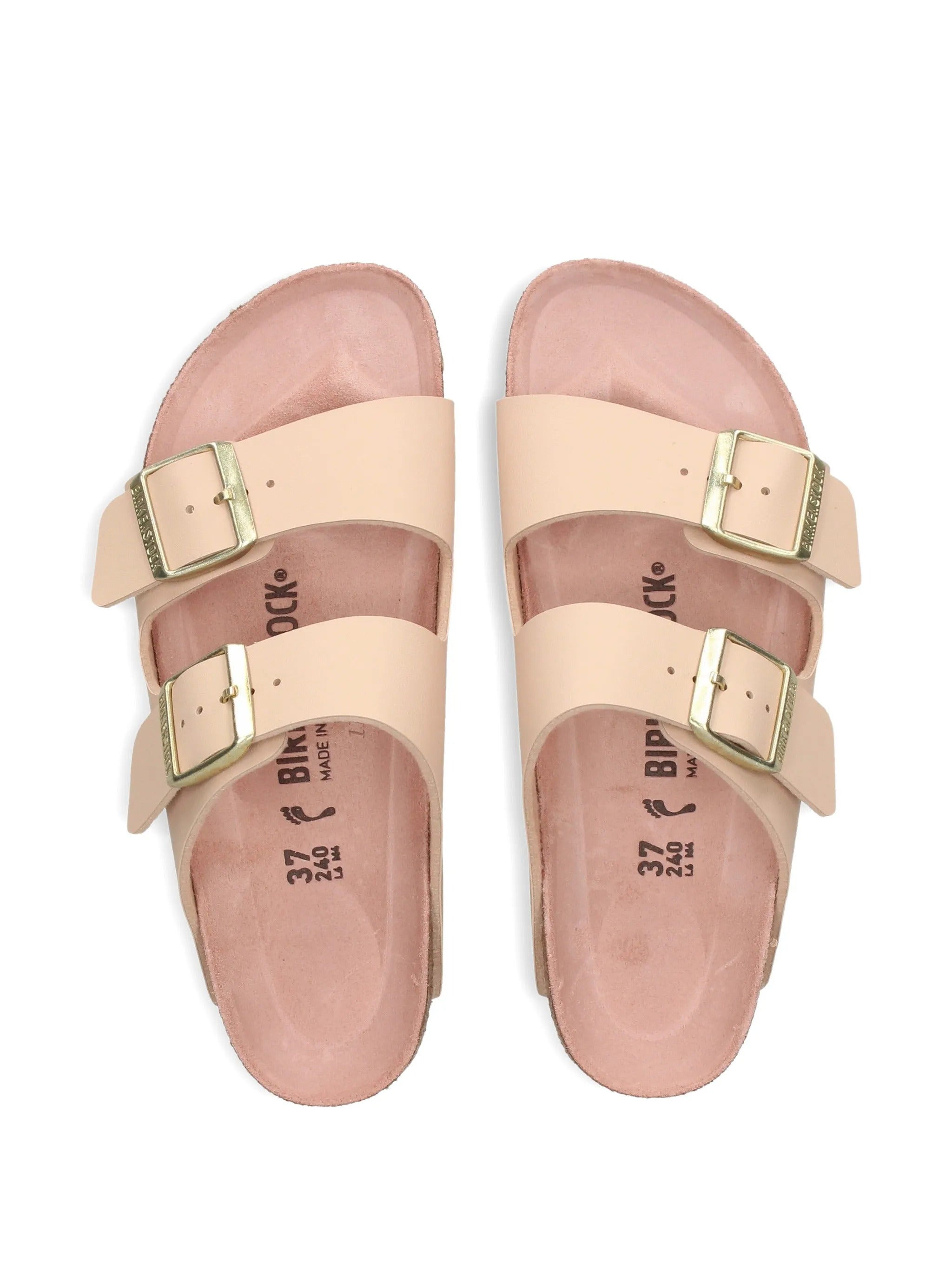 Birkenstock Arizona Triples New Beige/Pink Clay, Birko Flor