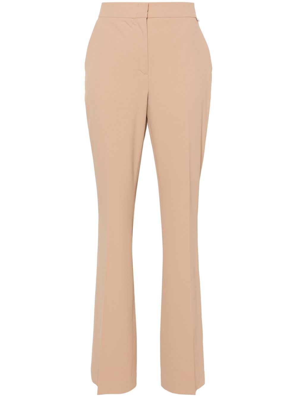 Mid-rise tailored trousers - Neutrals