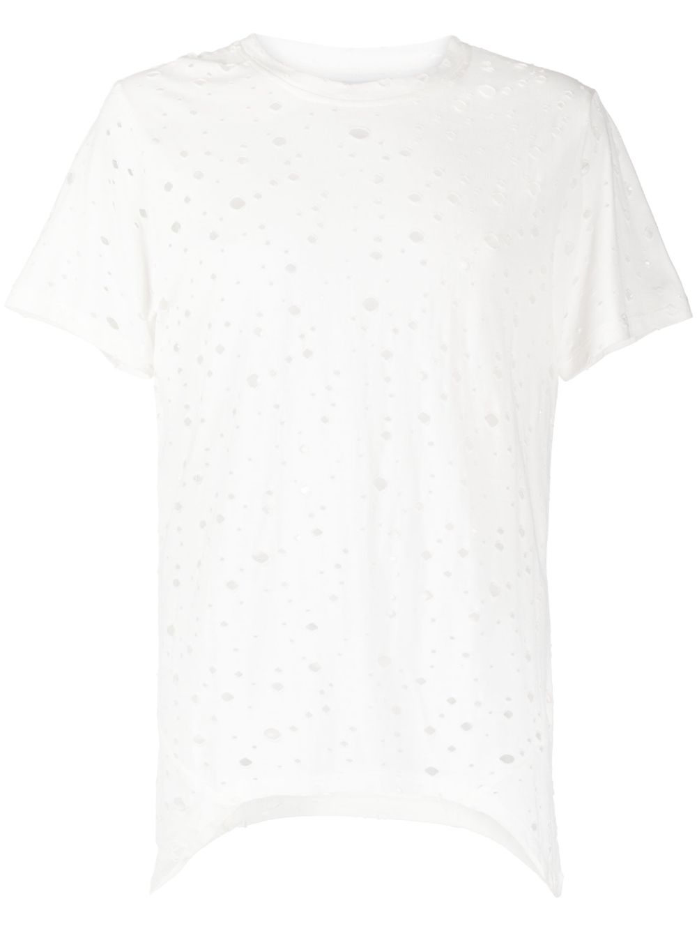 The Vendome distressed-effect T-Shirt - White