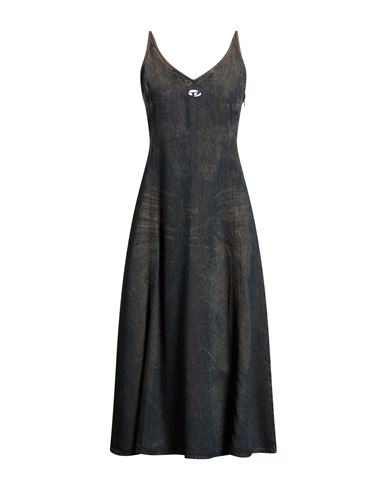 Woman Midi dress Blue Size XS Lyocell