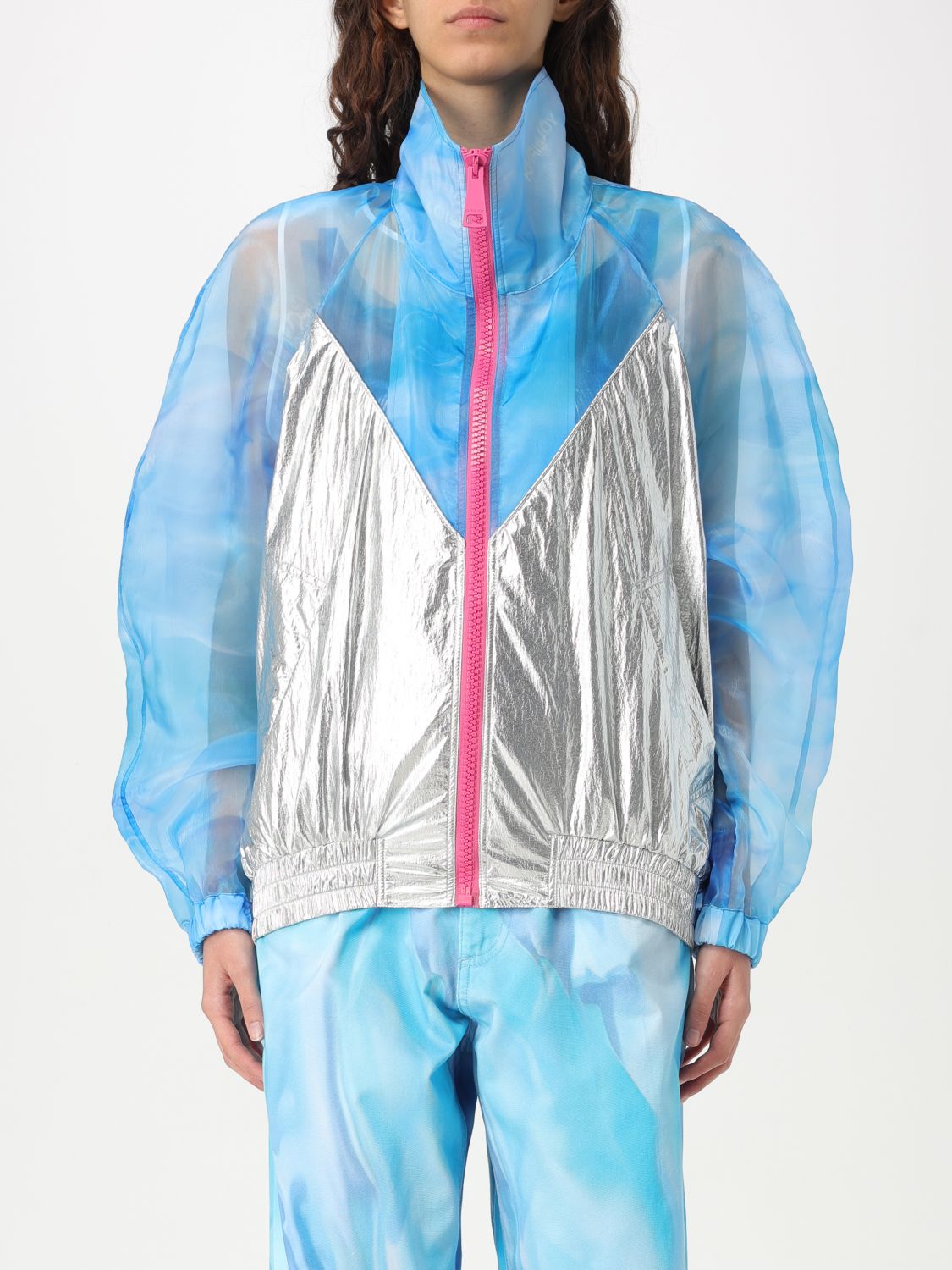 Air Moon windbreaker jacket - Blue