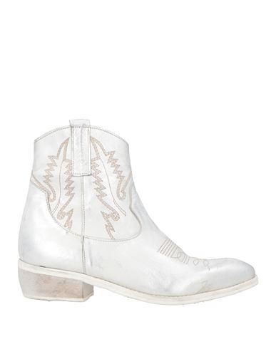 Woman Ankle boots Silver Size 7 Leather