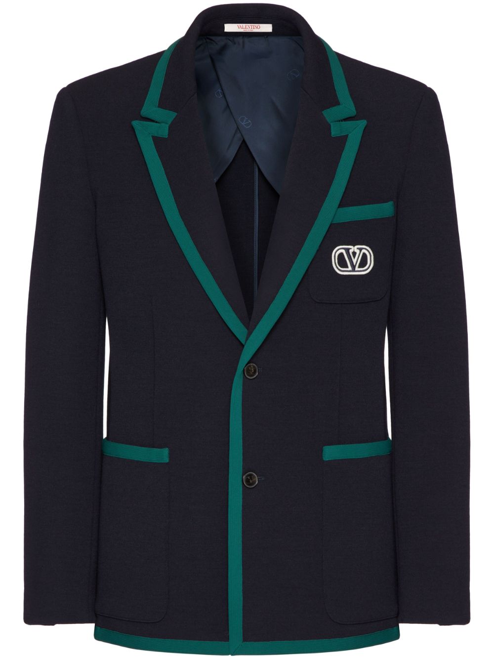 VLogo Signature tailored blazer - Blue