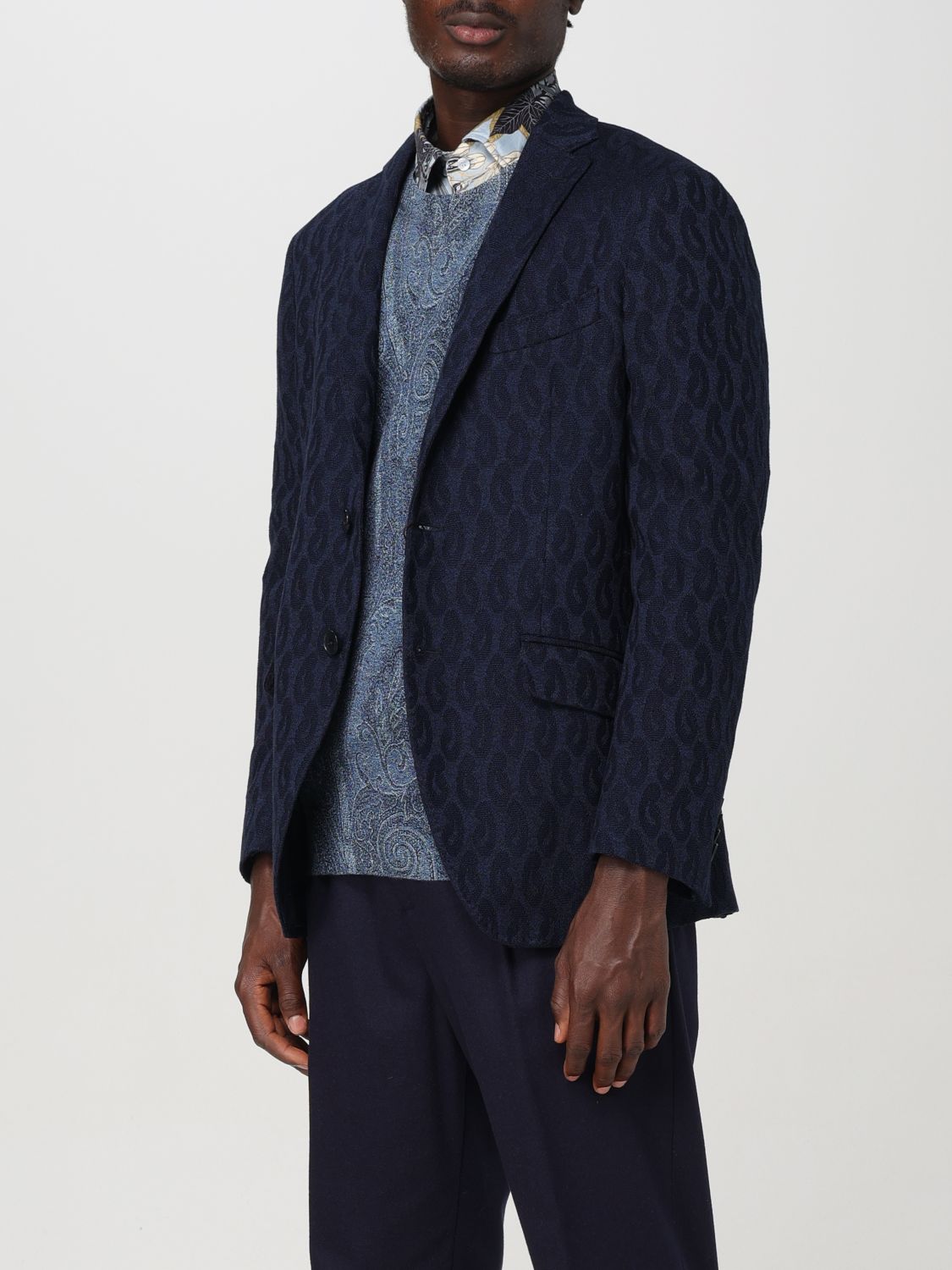 Cotton blazer - Blue