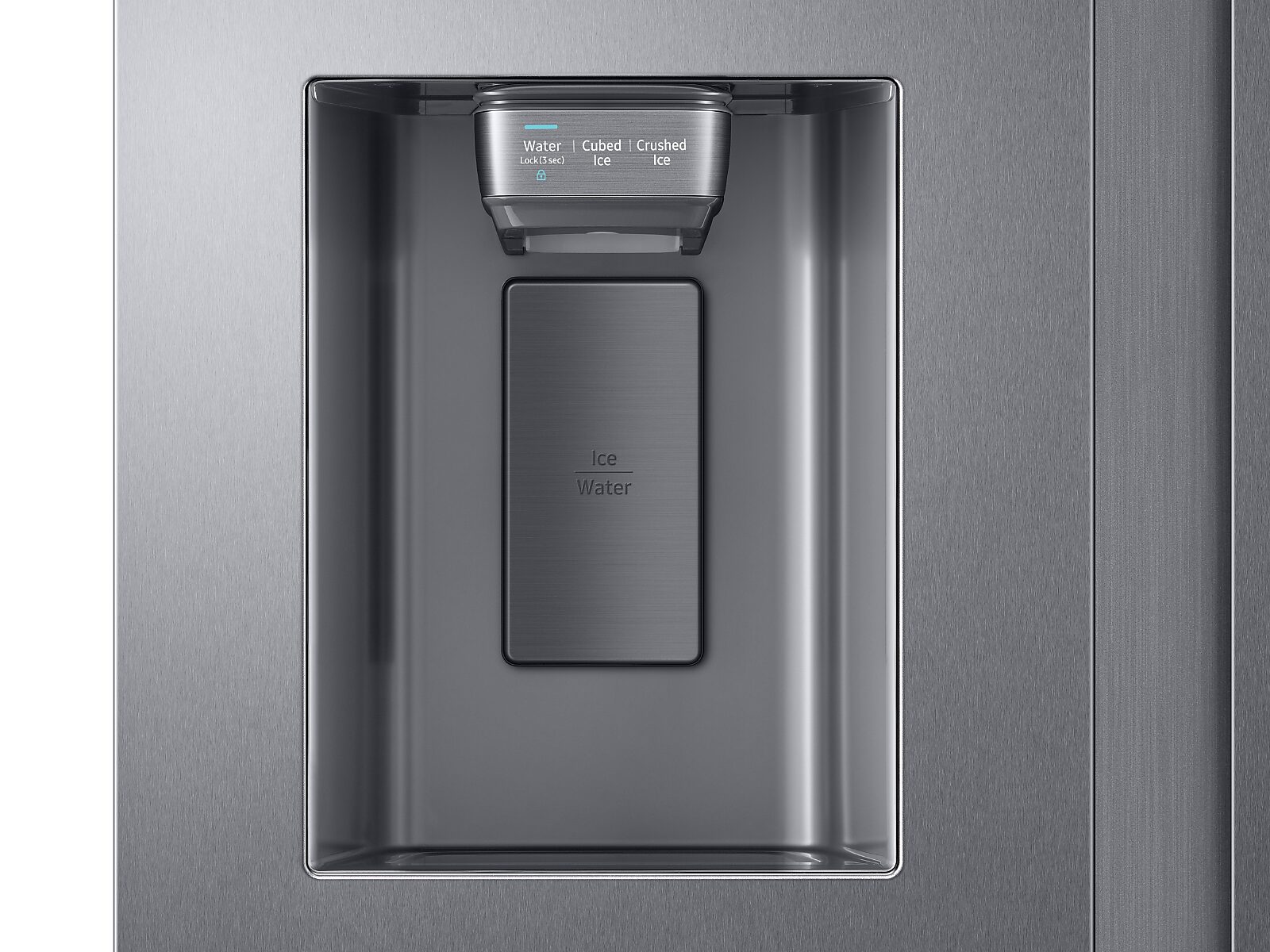 22 cu. ft. Counter Depth Side-by-Side Refrigerator with Touch Screen Family Hub™ in Silver(RS22T5561SR/AA)