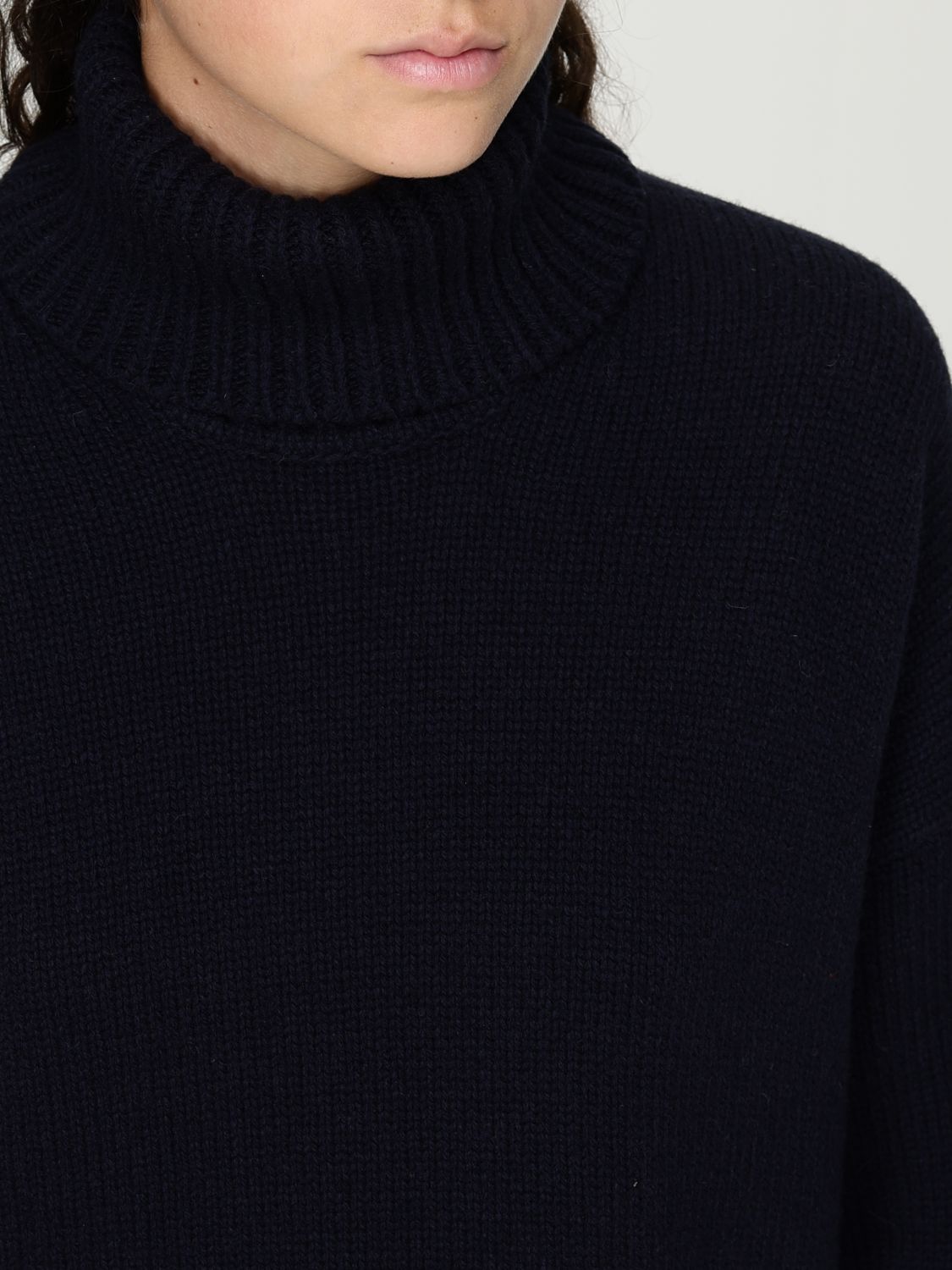 Roll-neck sweater - Blue