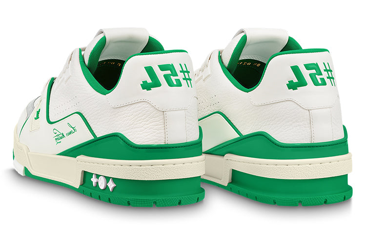 LV Trainer Sneakers 'White Green'