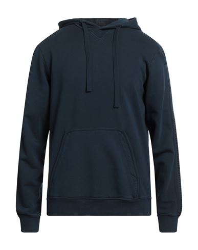 Man Sweatshirt Navy Size XXXL Cotton, Elastane