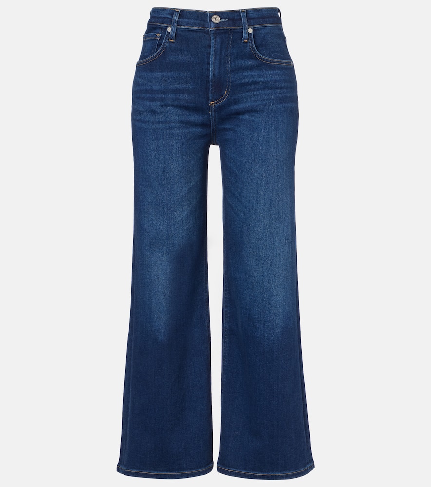 Lyra cropped wide-leg jeans