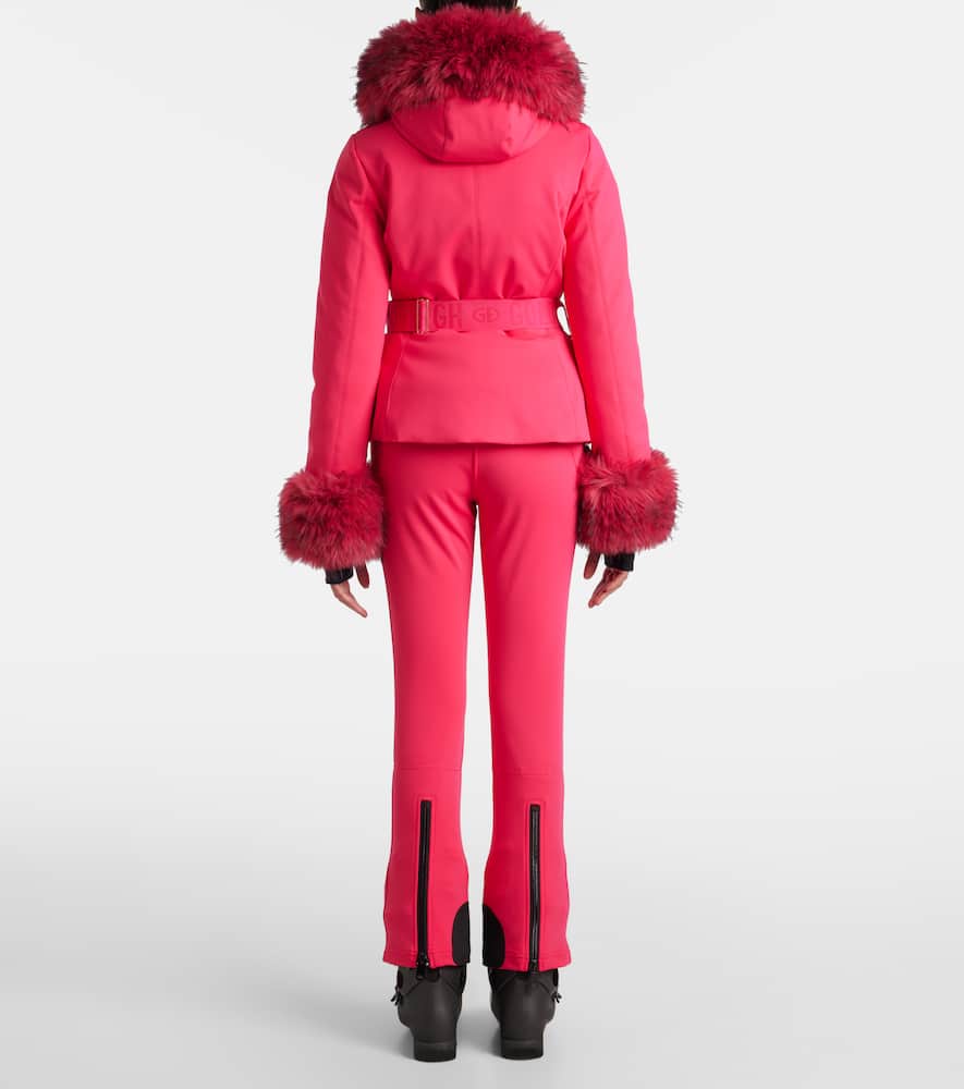 The Giselle faux fur-trimmed ski jacket