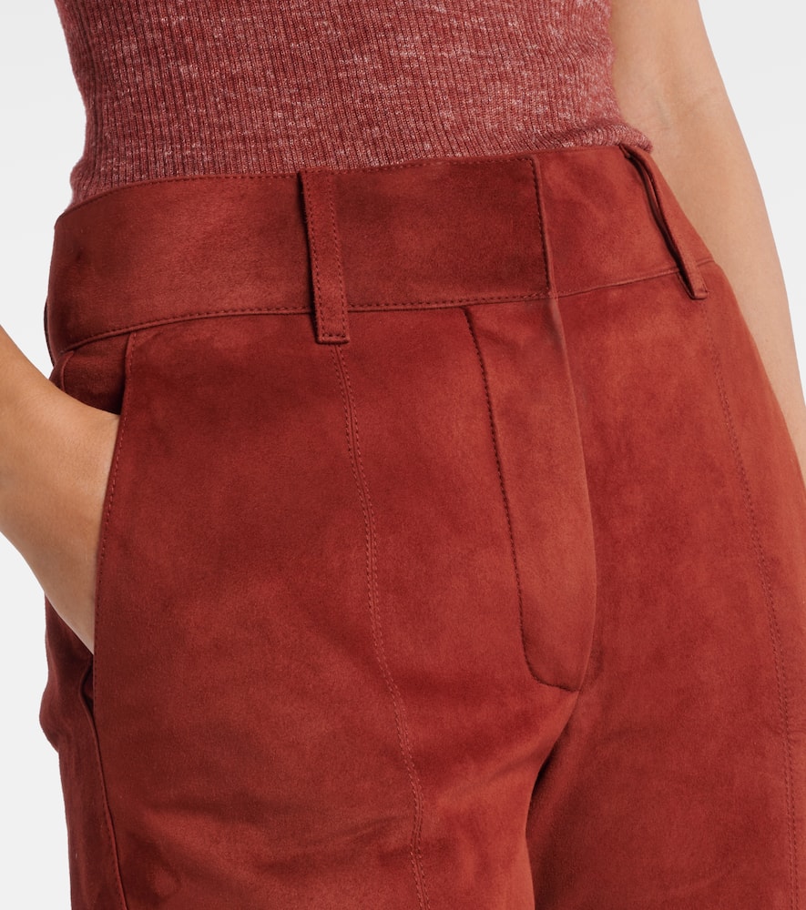 Rhein suede flared pants