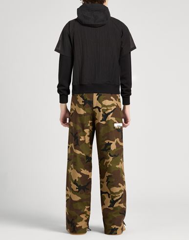 * Man Sweatshirt Black Size L Cotton, Polyamide