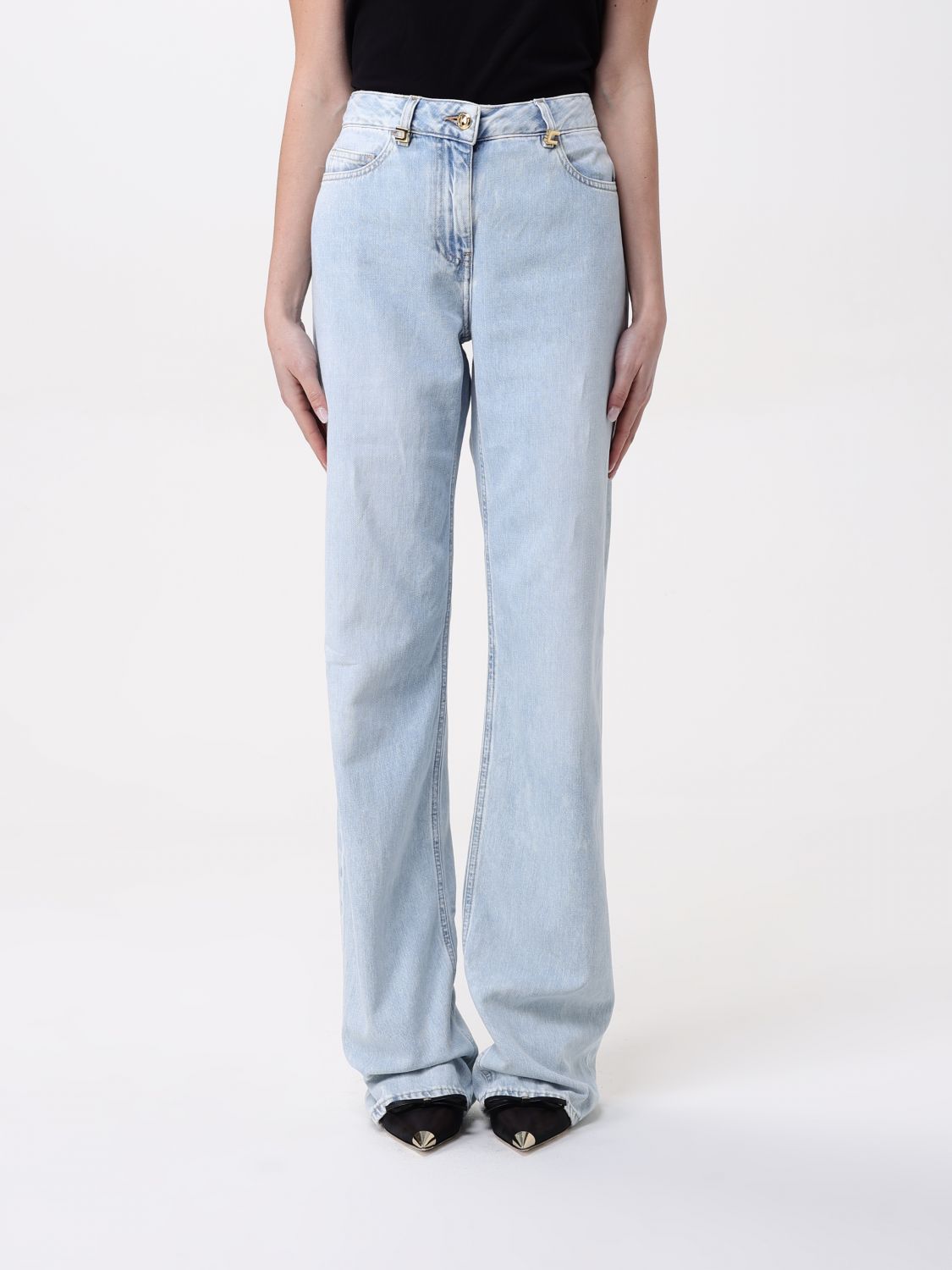 Jeans Woman color Stone Washed