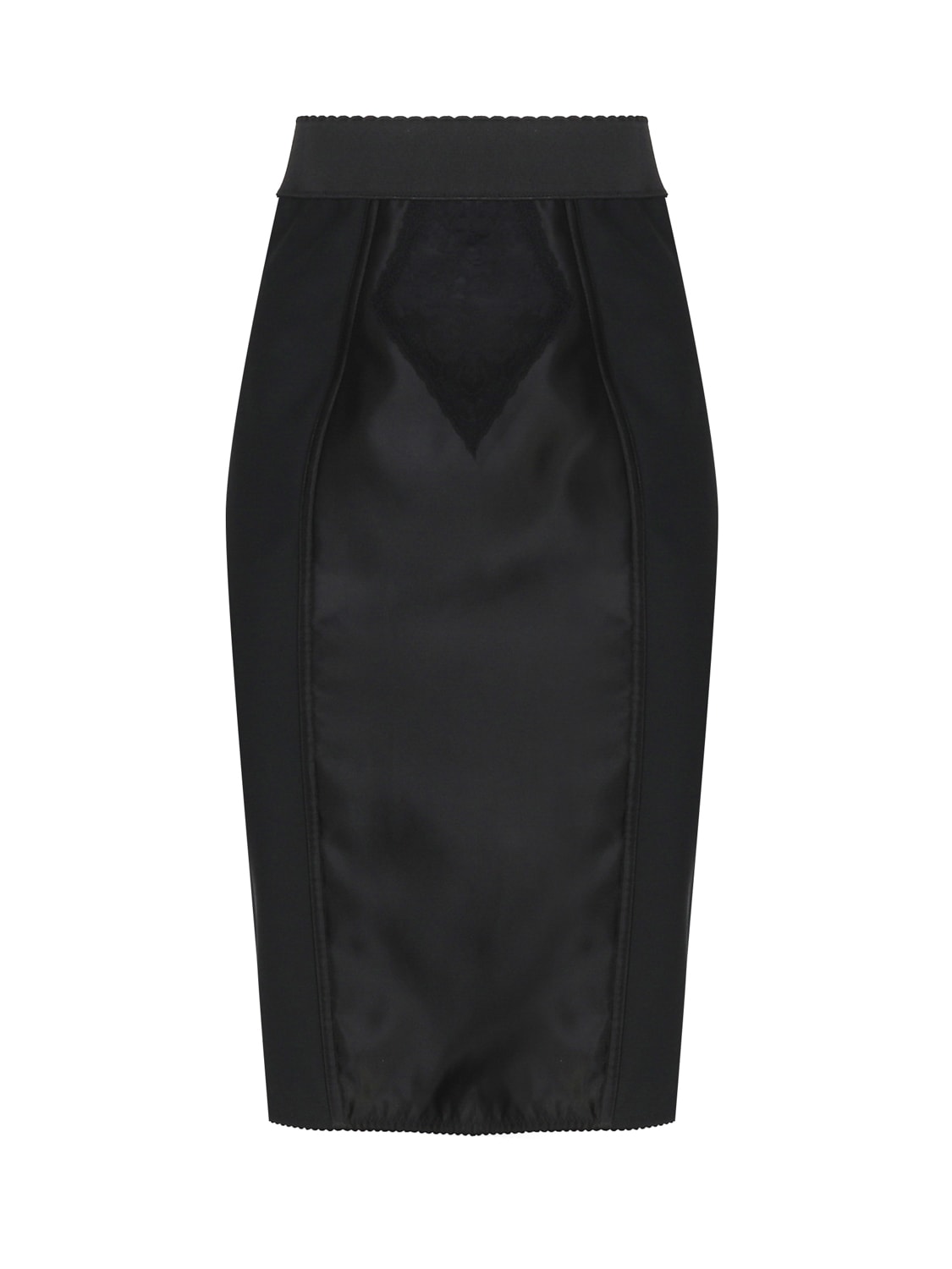 Marquisette And Satin Corsetry Skirt