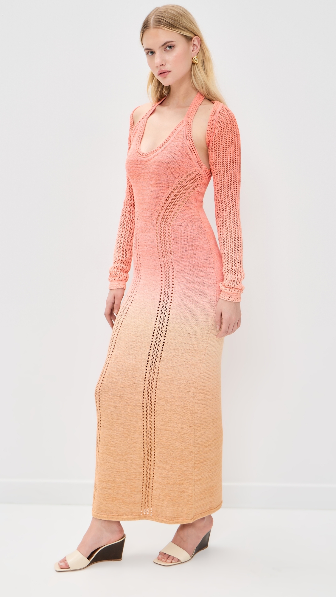 Clemence Maxi Dress Solar Dip Dye