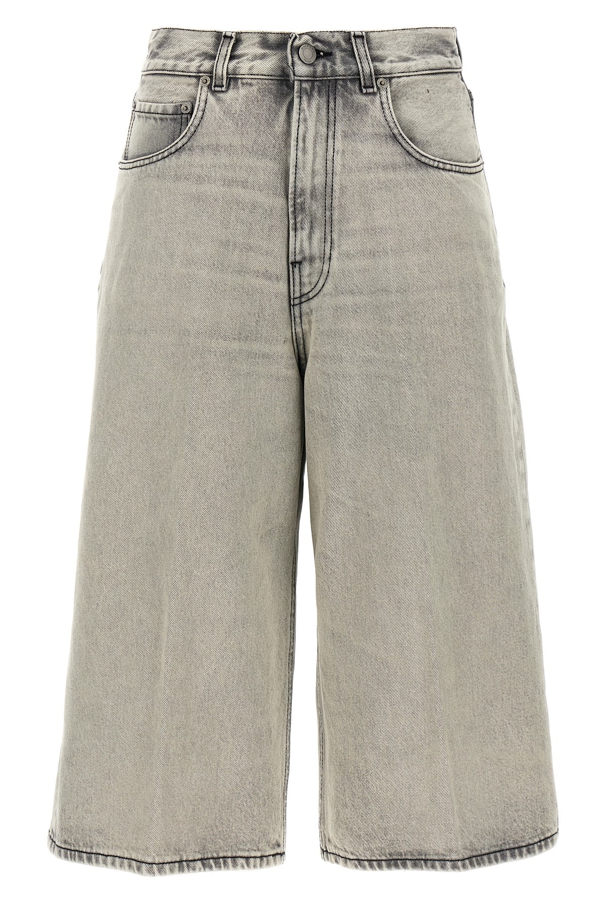 'Belle Pearl Grey' Bermuda Shorts