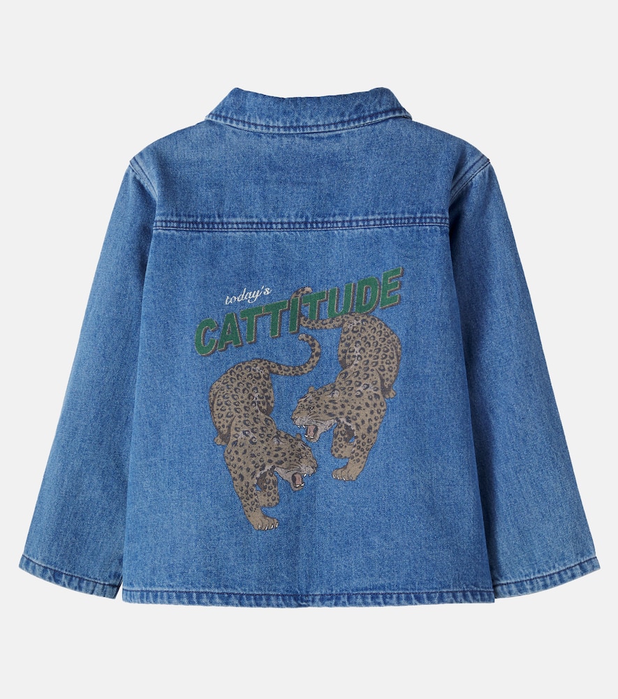 Konges Sløjd Magot printed denim overshirt