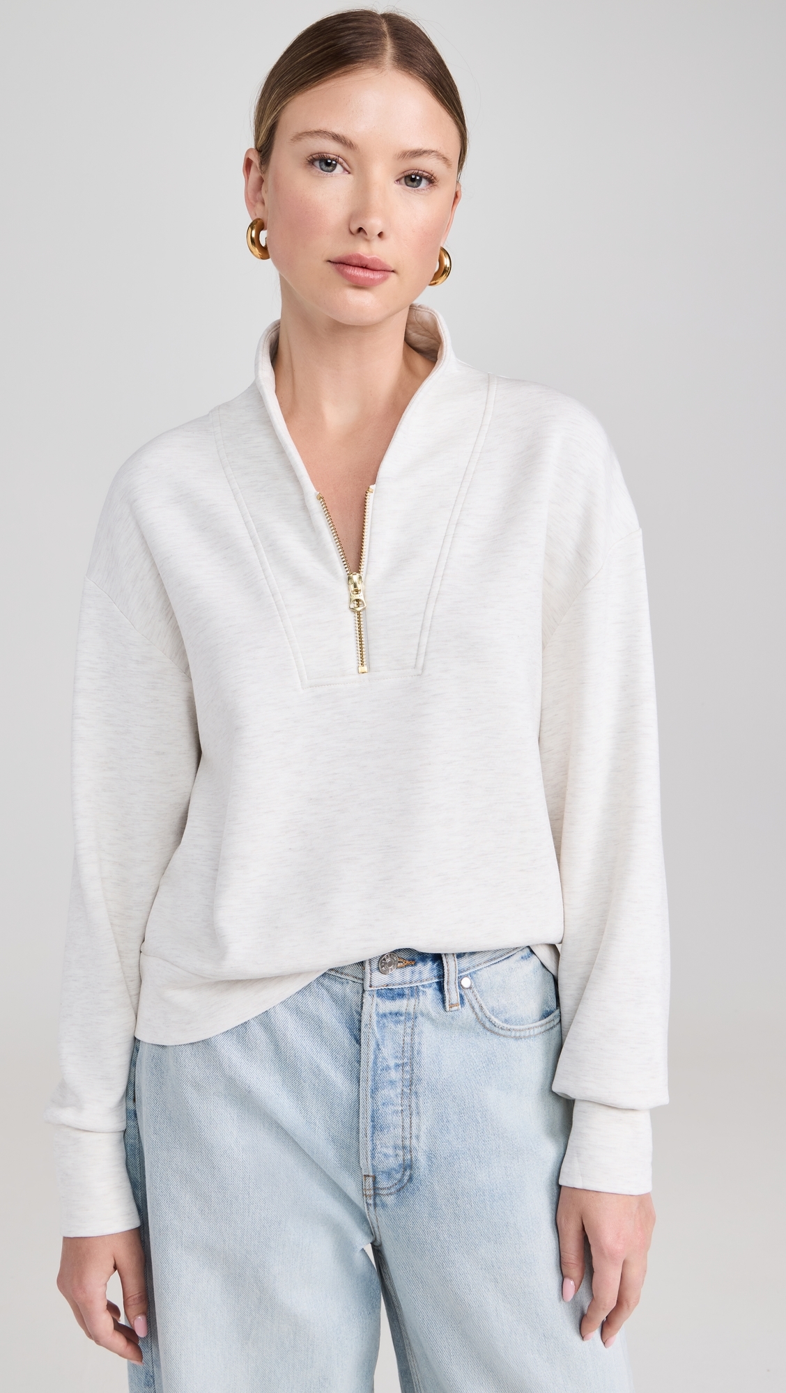 Davidson Sweatshirt Ivory Marl