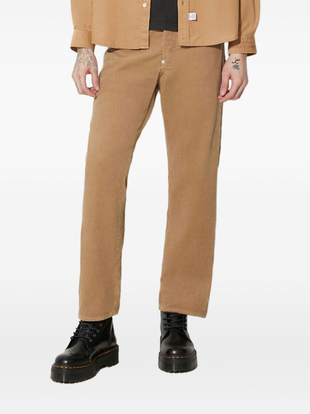 Corduroy trousers - Neutrals