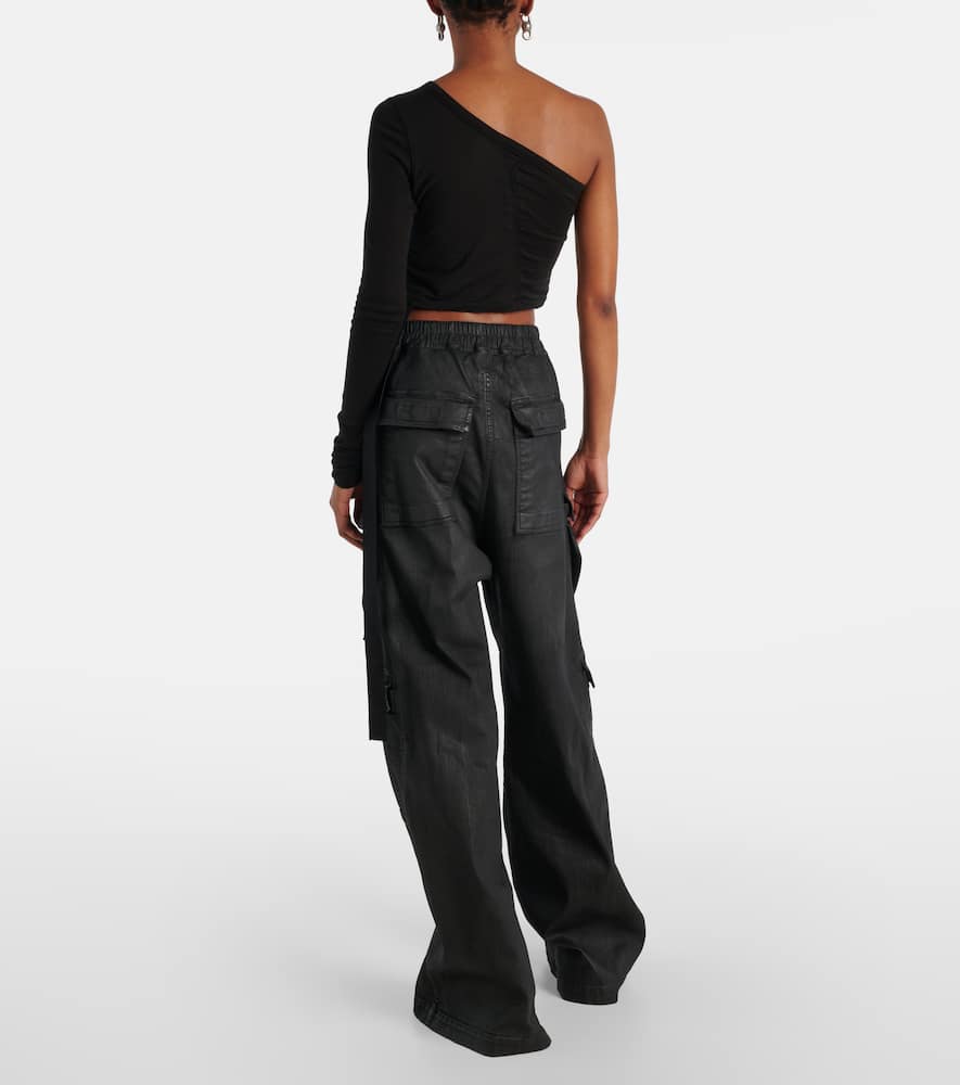 Ziggy one-shoulder crop top