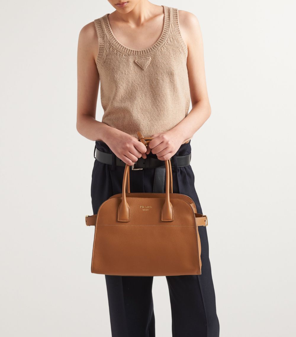 Medium Leather Top-Handle Bag