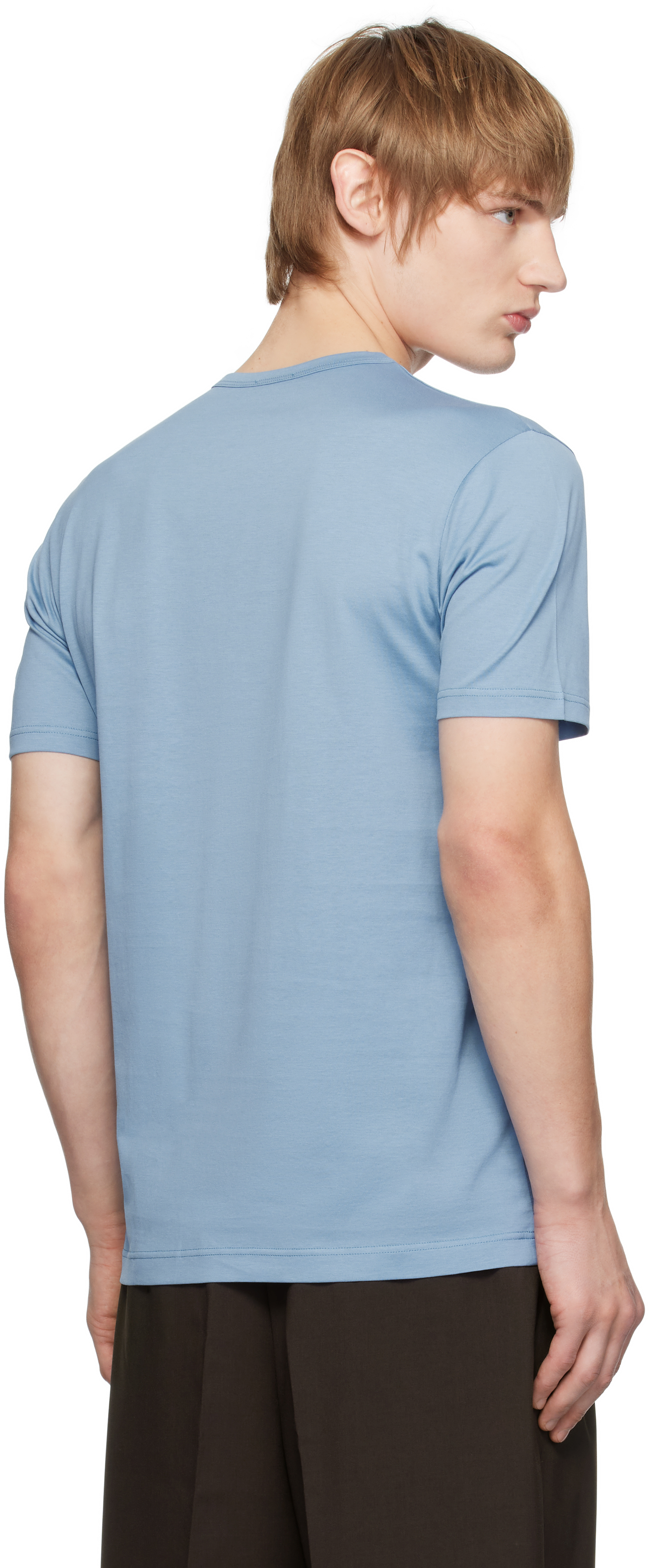 Sunspel Blue Riviera Midweight T-shirt