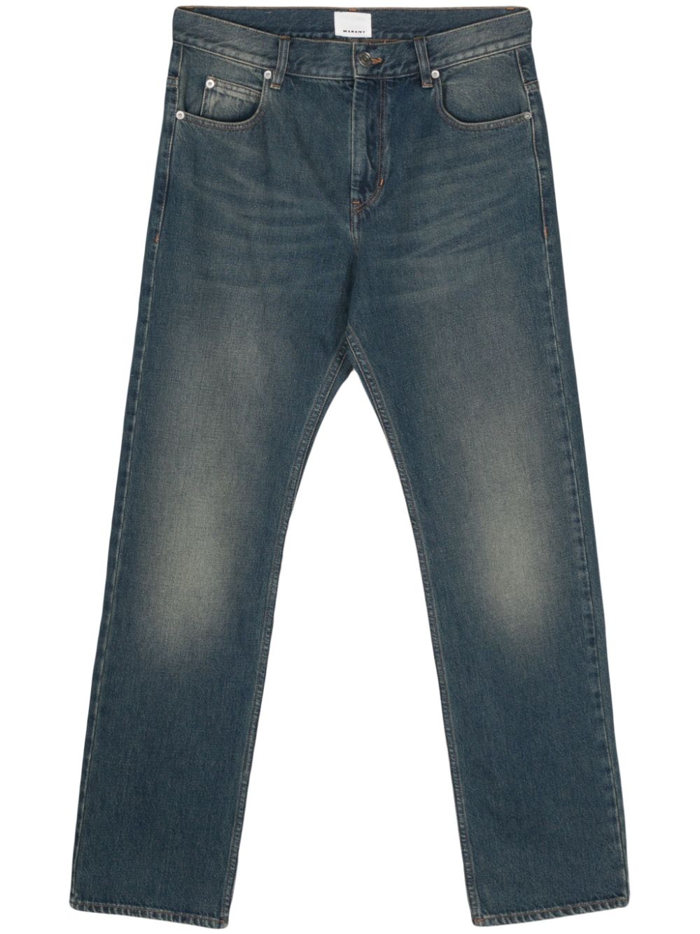 Joakim mid-rise straight leg jeans - Black