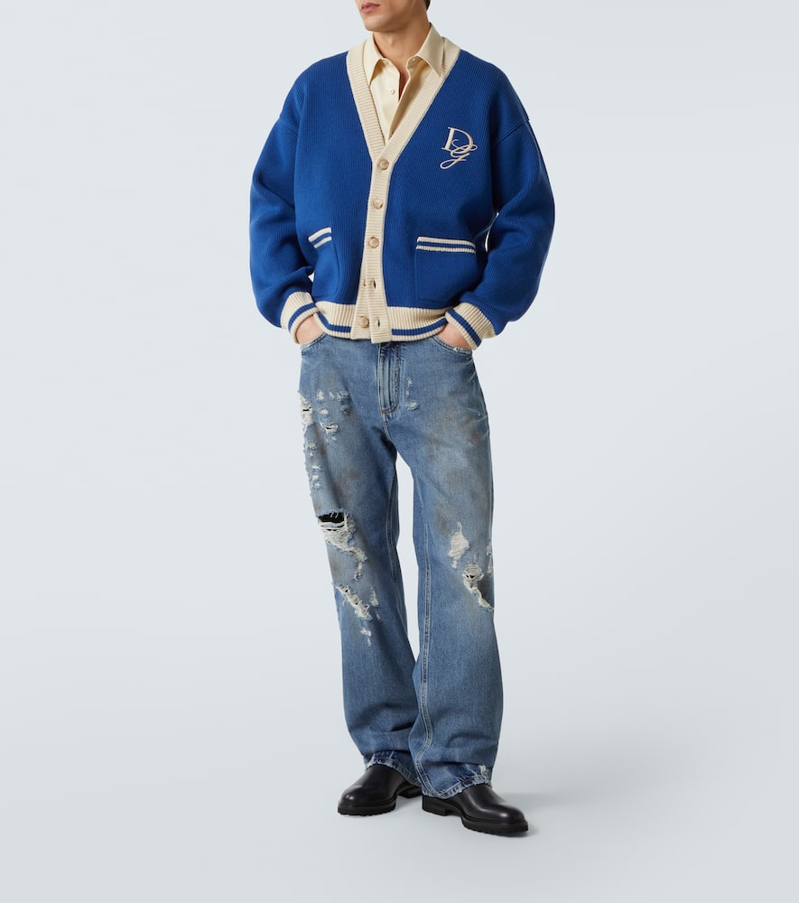 Virgin wool cardigan
