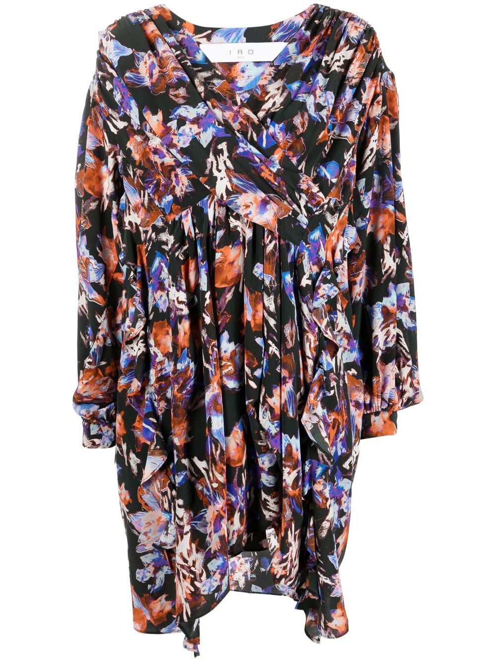 Floral print dress - Black