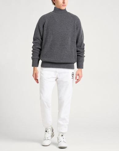 Man Turtleneck Grey Size S Wool, Polyamide