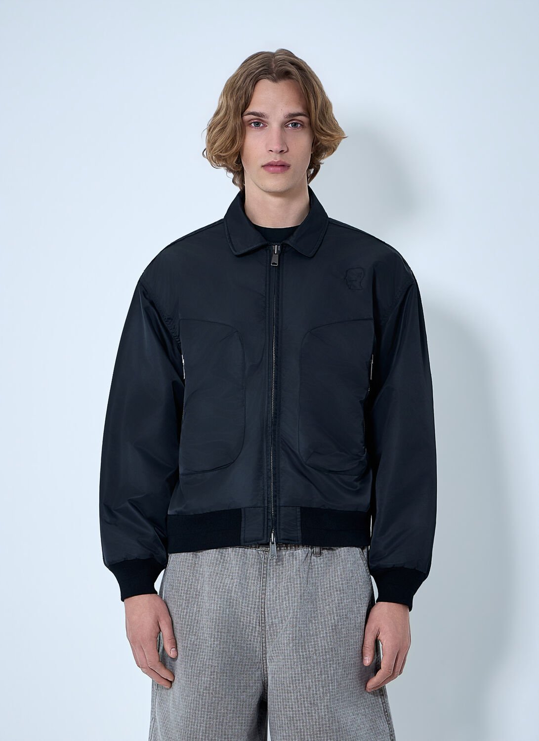 Collared Zip-front Jacket