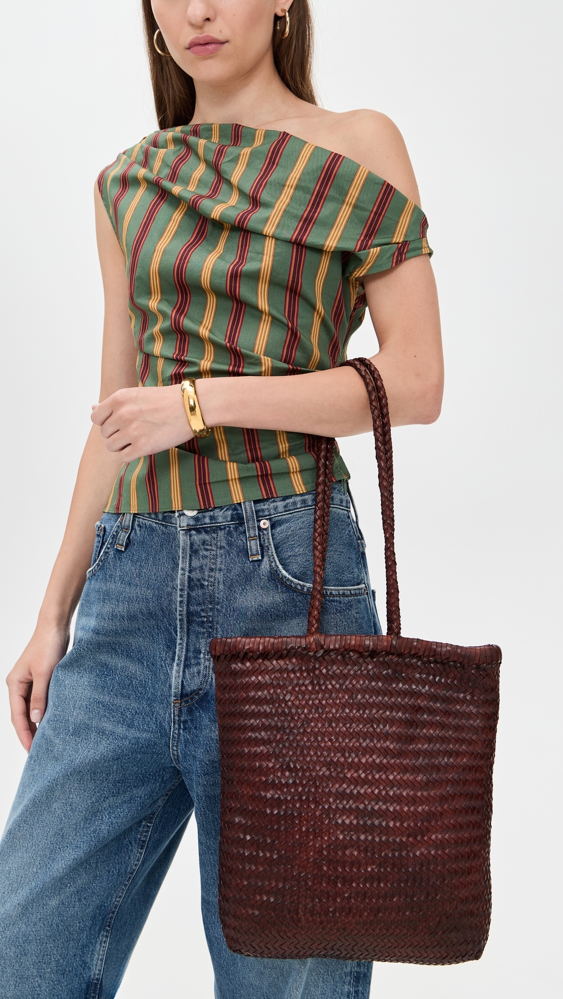 Bagu Woven Tote Antique Tan One Size