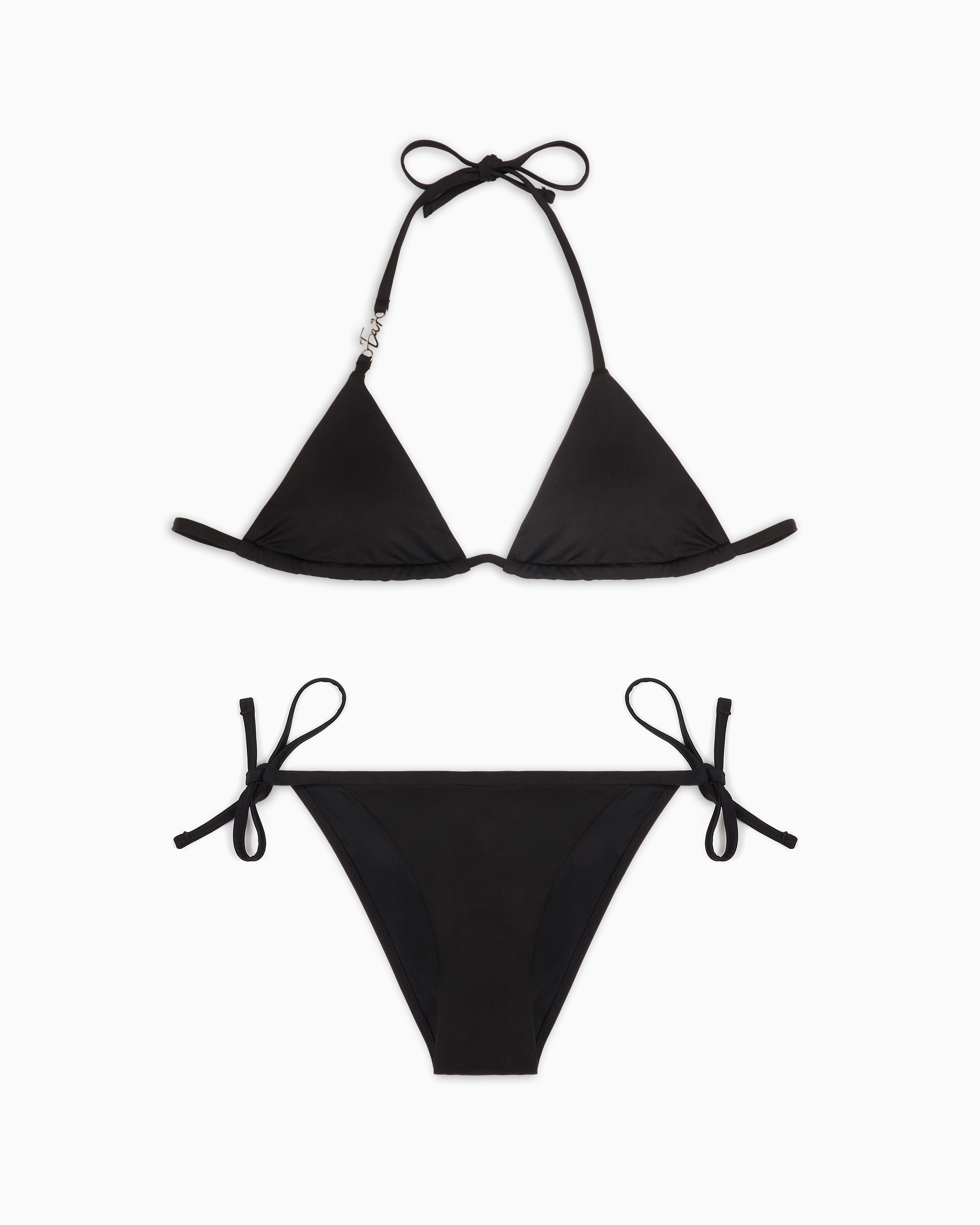 Triangle bikini in technical fabric