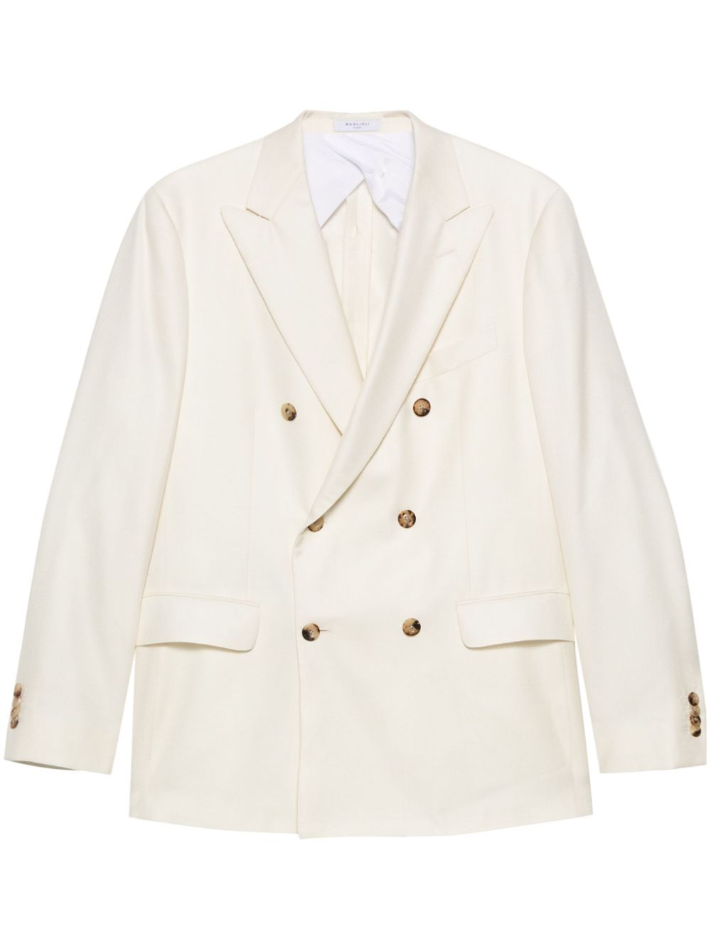 Double-breasted blazer - White