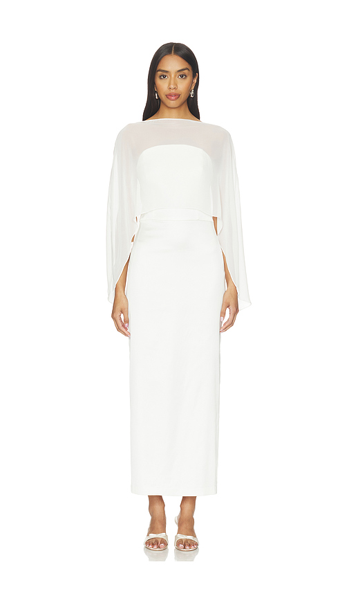 Amanda Uprichard Berkshire Midi Dress in Ivory. - XL also in