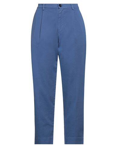 True Nyc Woman Pants Blue Size 27 Cotton, Elastane