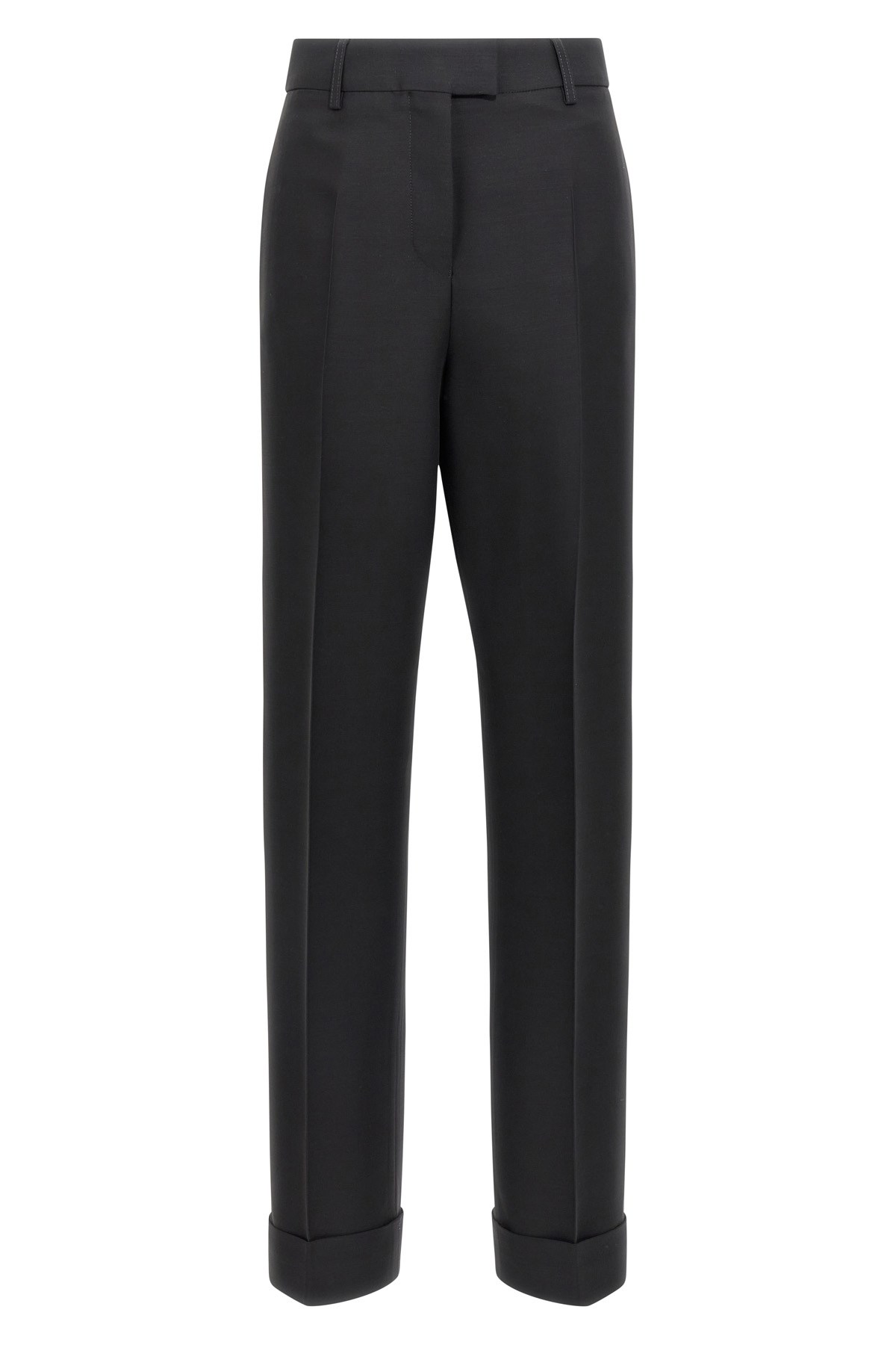 Stretched Pleated Trousers