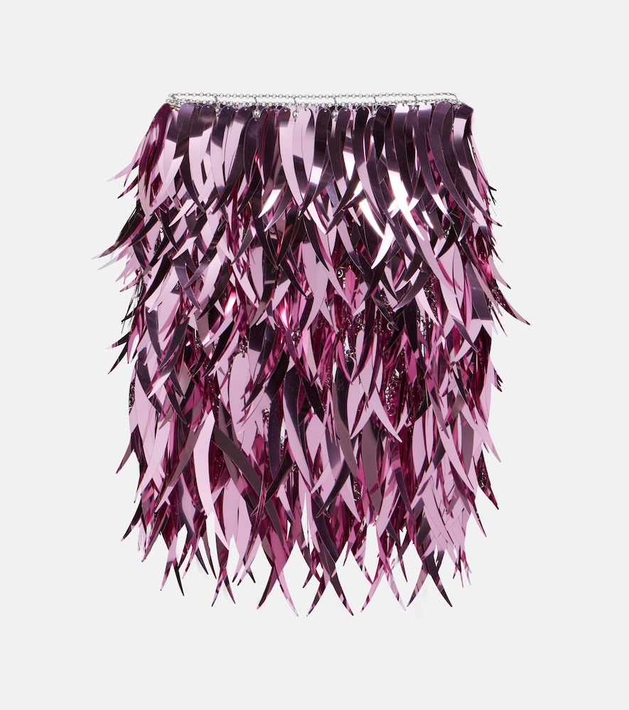 Embellished miniskirt