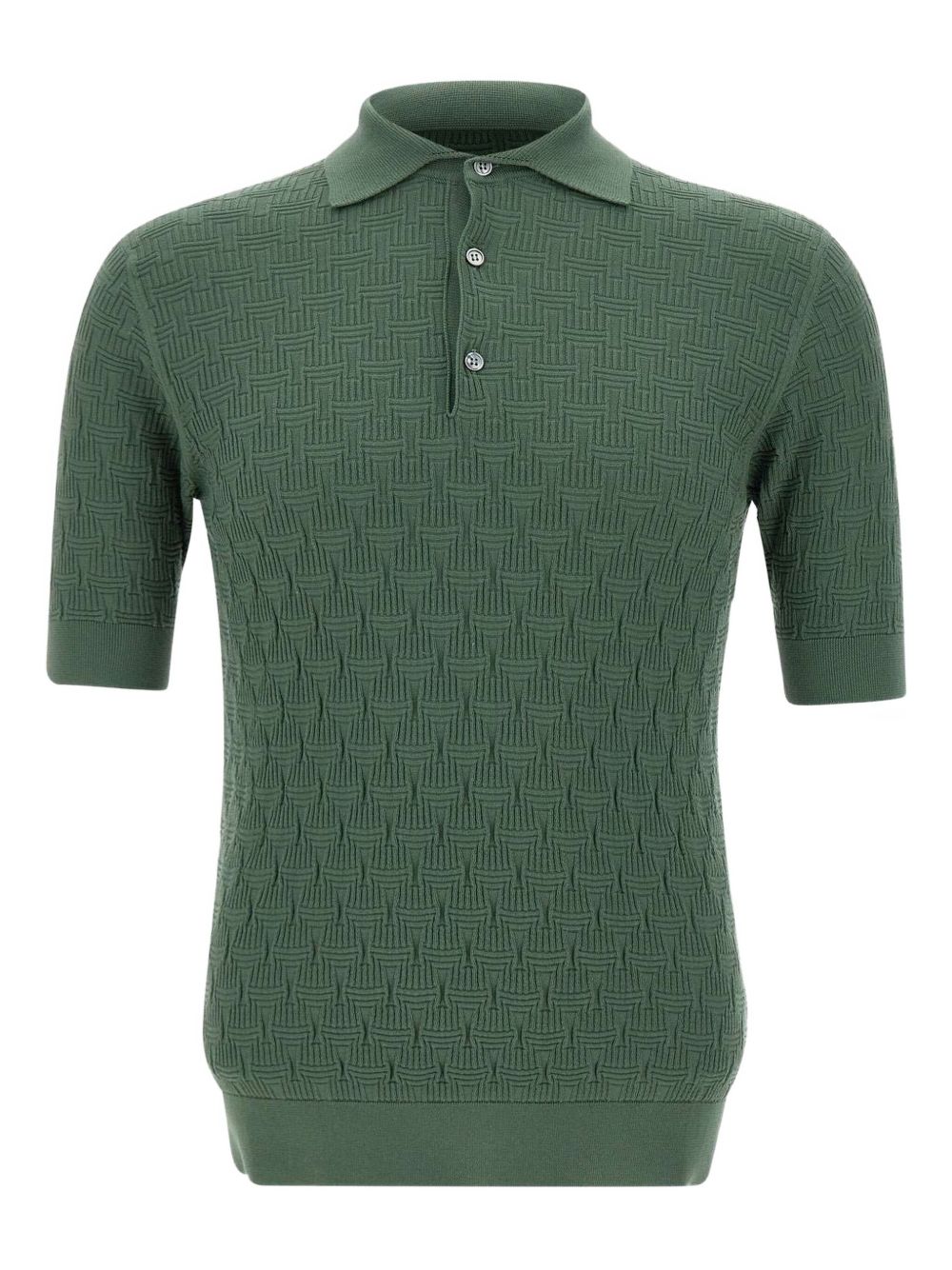 Short-sleeve polo shirt - Green