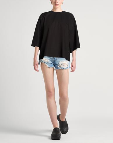 Woman Top Black Size 2 Cotton