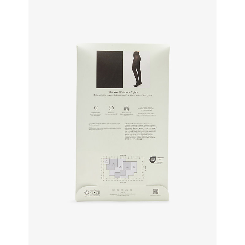 Womens Ylva Fishbone Knit Tights